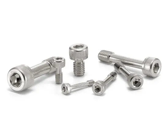 NBK captive screws: group photo of the captive screw range