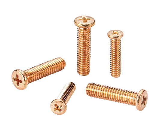 NBK non-magnetic screws: group photo of the non-magnetic screw range