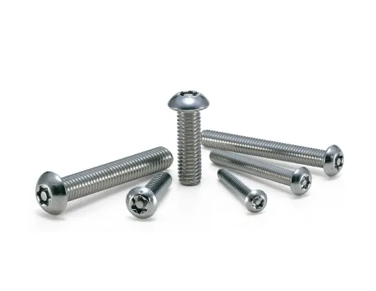 NBK theft-prevention screws: group photo of the tamper-resistant screw range